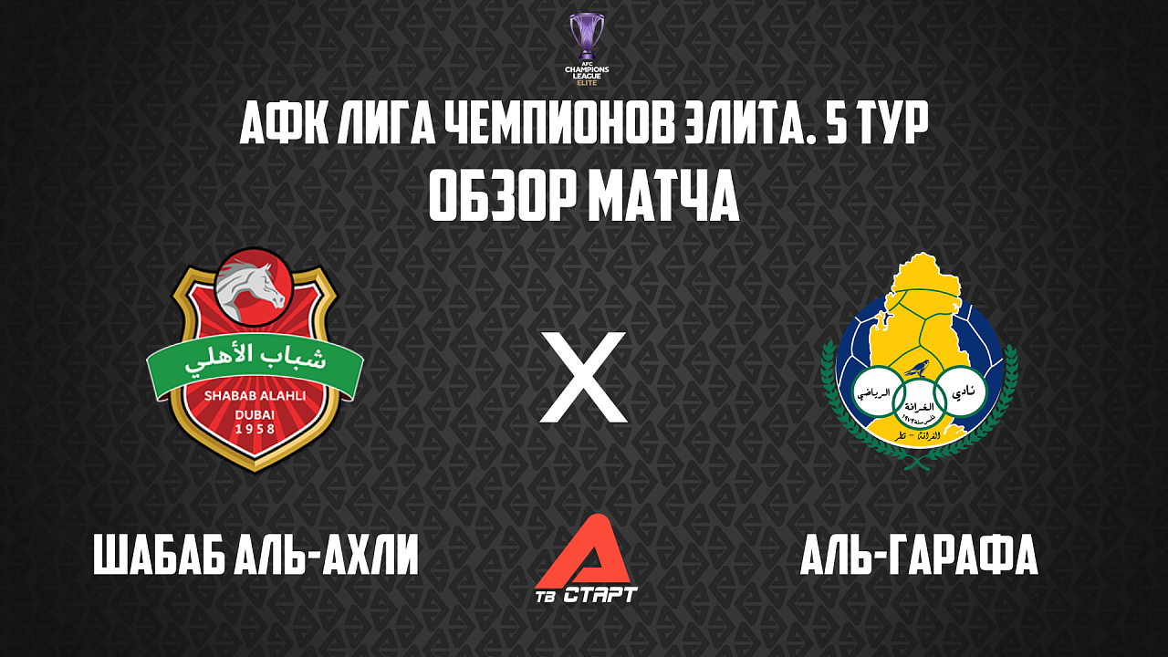 24.11.2025 Обзор матча. АФК ЛЧ Элита. Шабаб Аль-Ахли - Аль-Гарафа