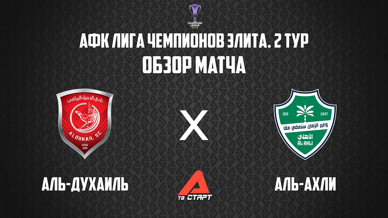 29.09.2025 Обзор матча. АФК ЛЧ Элита. Аль-Духалиль - Аль-Ахли
