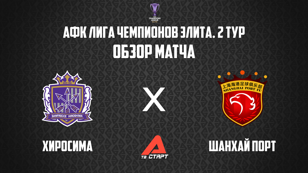 30.09.2025 Обзор матча. АФК ЛЧ Элита. Хиросима - Шанхай Порт