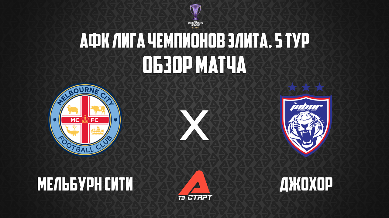 25.11.2025 Обзор матча. АФК ЛЧ Элита. Мельбурн Сити - Джохор