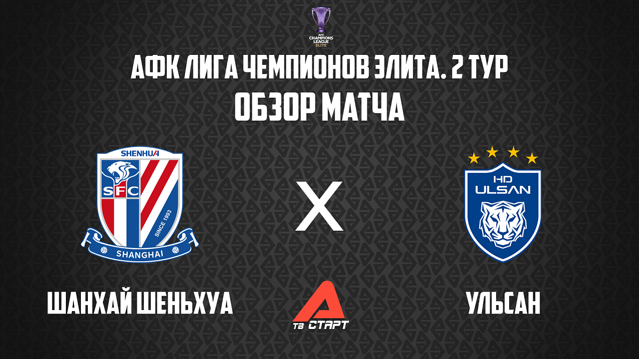 01.10.2025 Обзор матча. АФК ЛЧ Элита. Шанхай Шенхуа - Ульсан